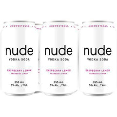 Nude Soda Rasp. Lemon 6pk