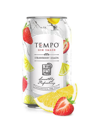 Tempo Gin Straw/Lemon 6pk