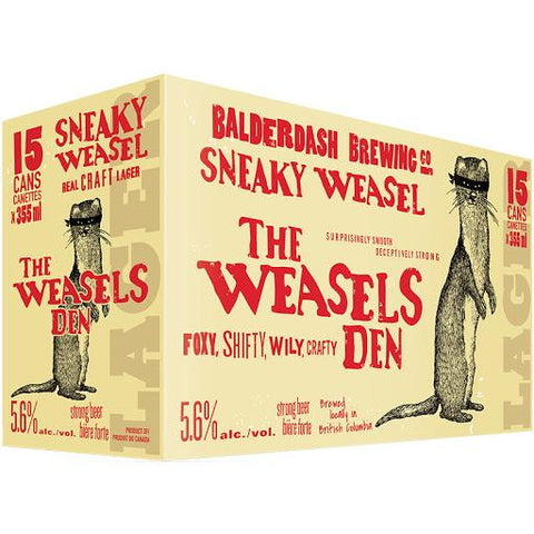 Bald. Sneaky Weasel 15 Cans